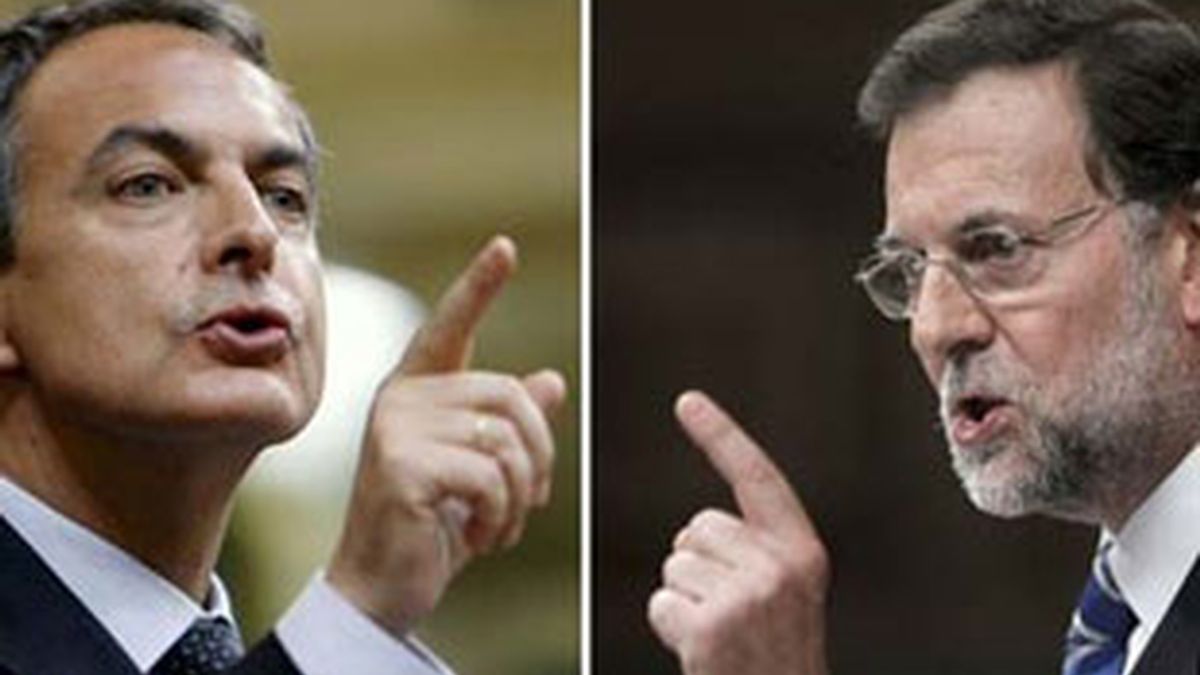 Los españoles consideran que Zapatero ganó el último debate sobre el estado de la nación. Fotos: EFE.