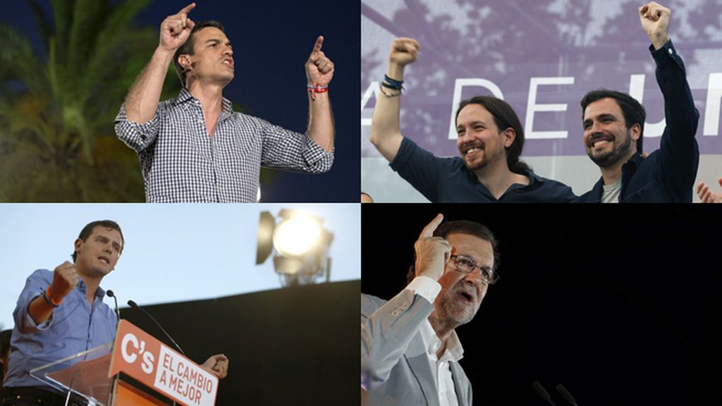 Los principales candidatos a la Presidencia del Gobierno cierran la campaña electoral