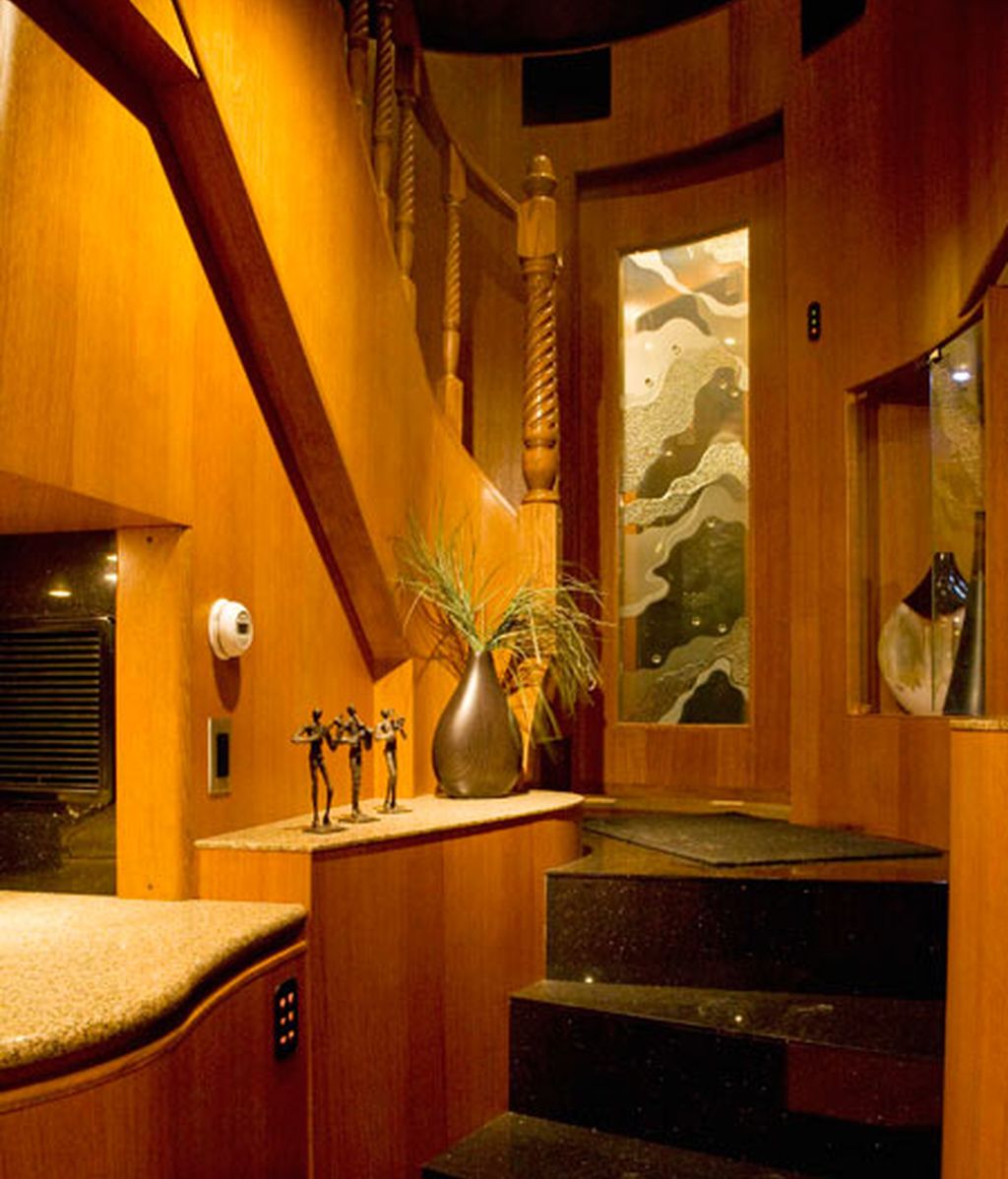 El lujoso camerino de Ashton Kutcher para 'Dos hombres y medio'