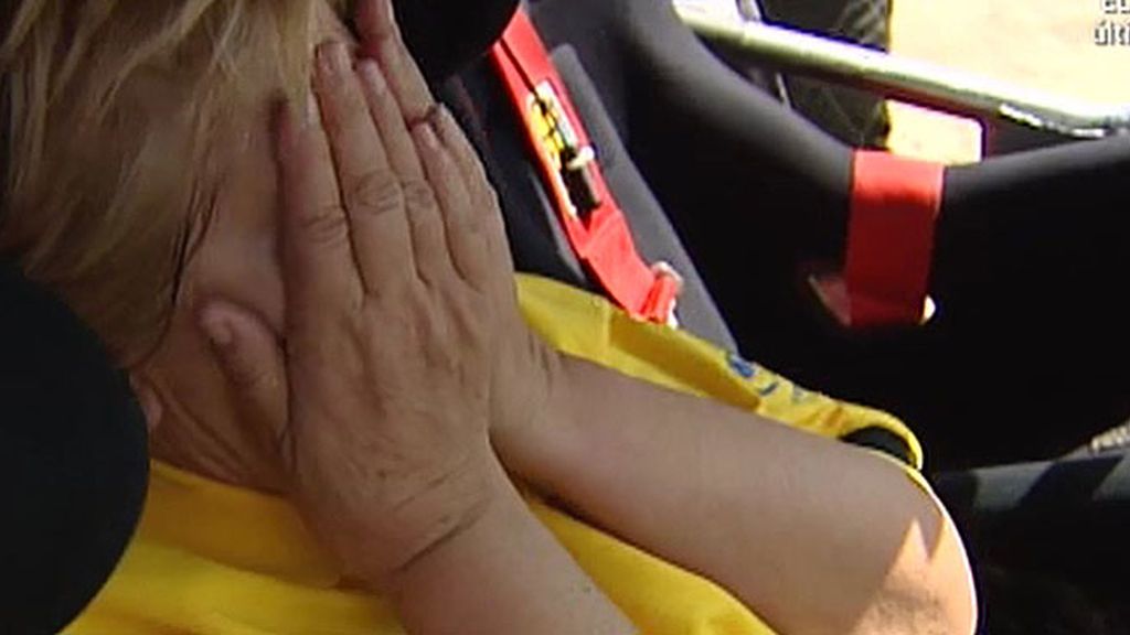 Carmen Bazán, al borde de las lágrimas tras superar su reto