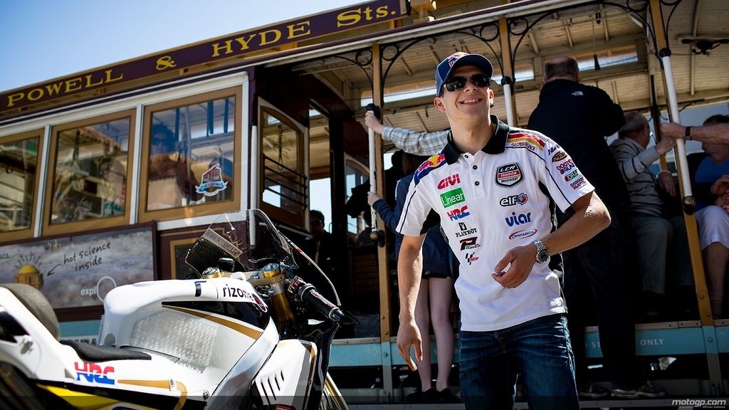 Piruetas y caballitos para el público presente