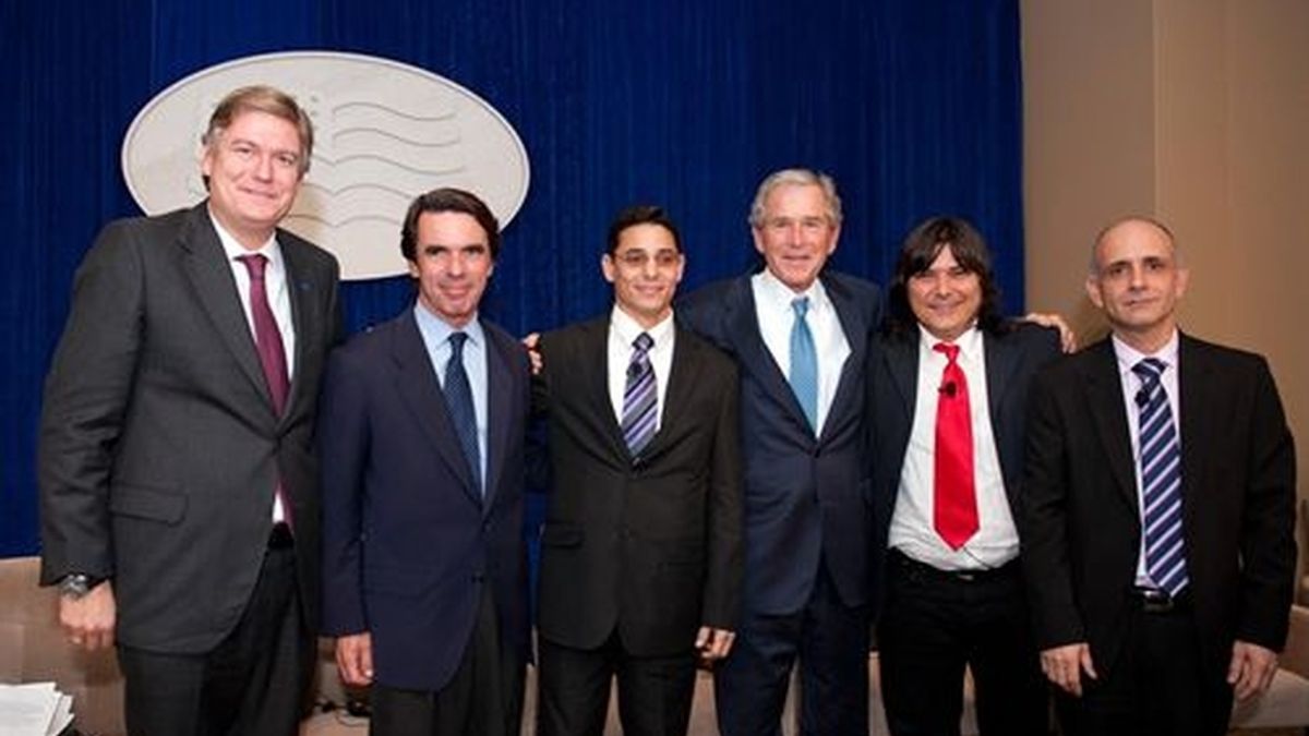 Aznar y Bush