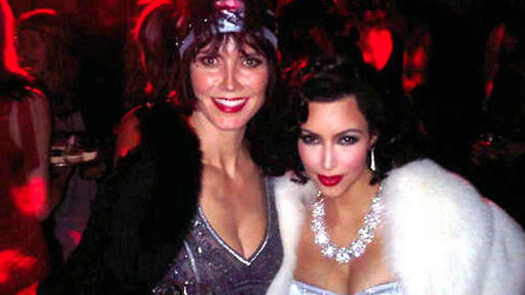 Heidi Klum en el Twitter de Kim Kardashian