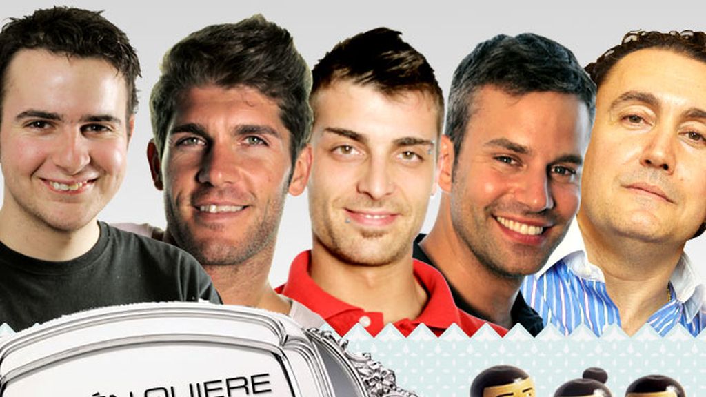 Cinco hombres en busca de su media naranja