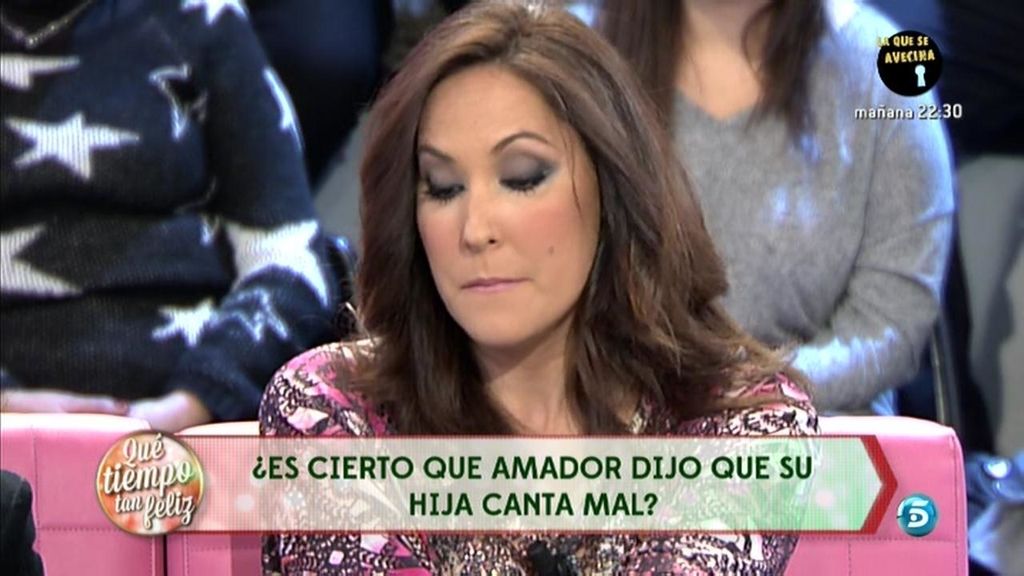 Chayo Mohedano no puede contener las lágrimas en plató