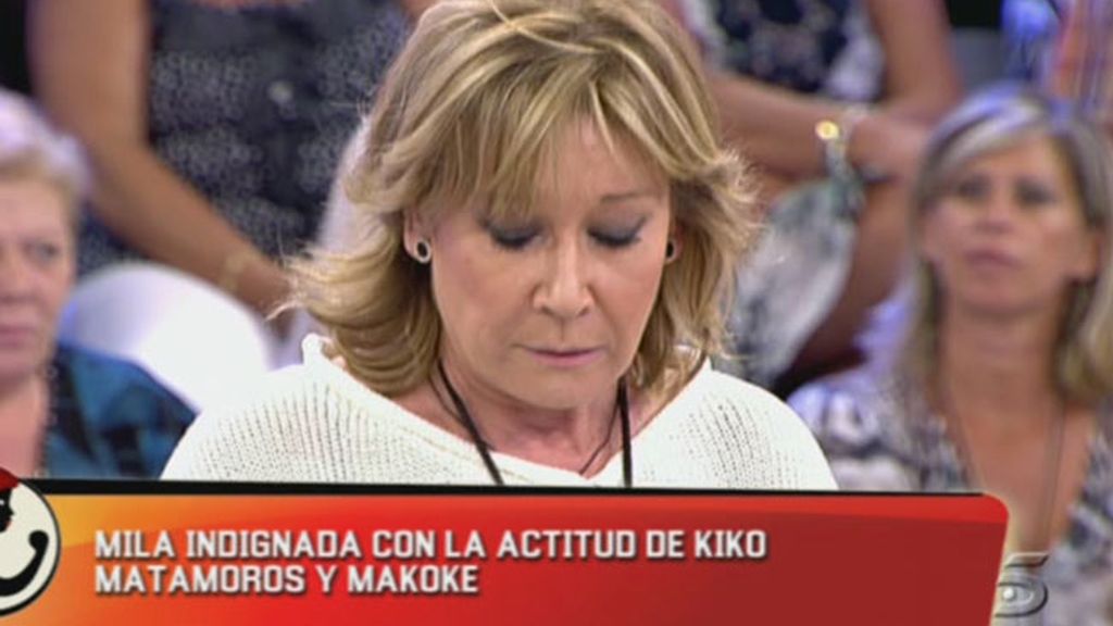 Mila, destrozada