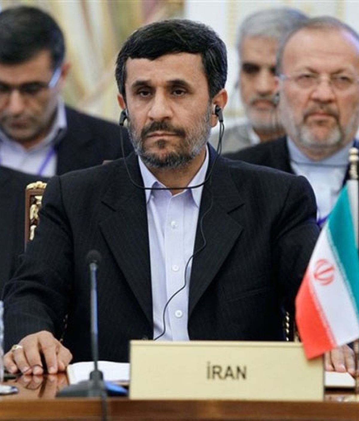 Ahmadineyad en una imagen de hace una semana en Azerbayán. Foto: AP.