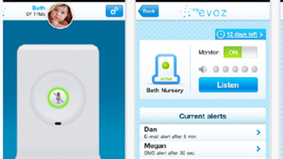 La aplicación que permite monitorizar lo que hace el bebé en todo momento. Foto: App Store
