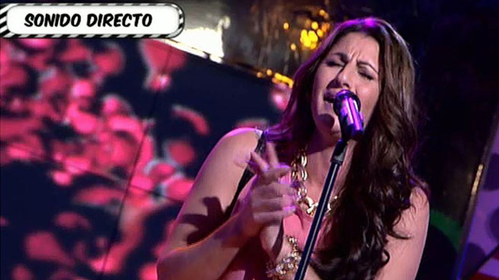 La artista de 'La Voz', actúa en directo en el programa