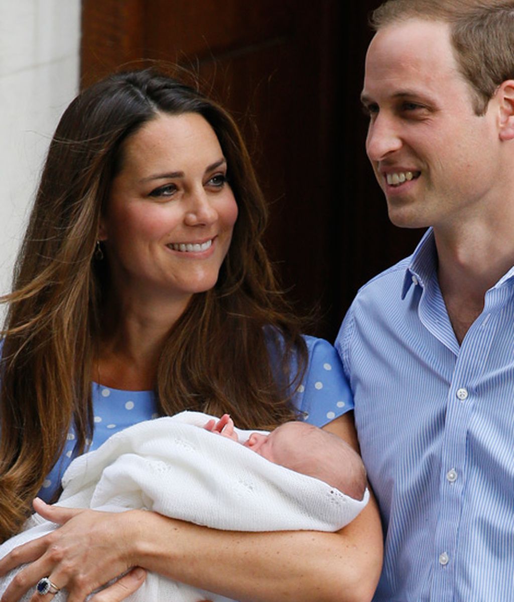La primera aparición del bebé de Kate Middleton y el príncipe Guillermo