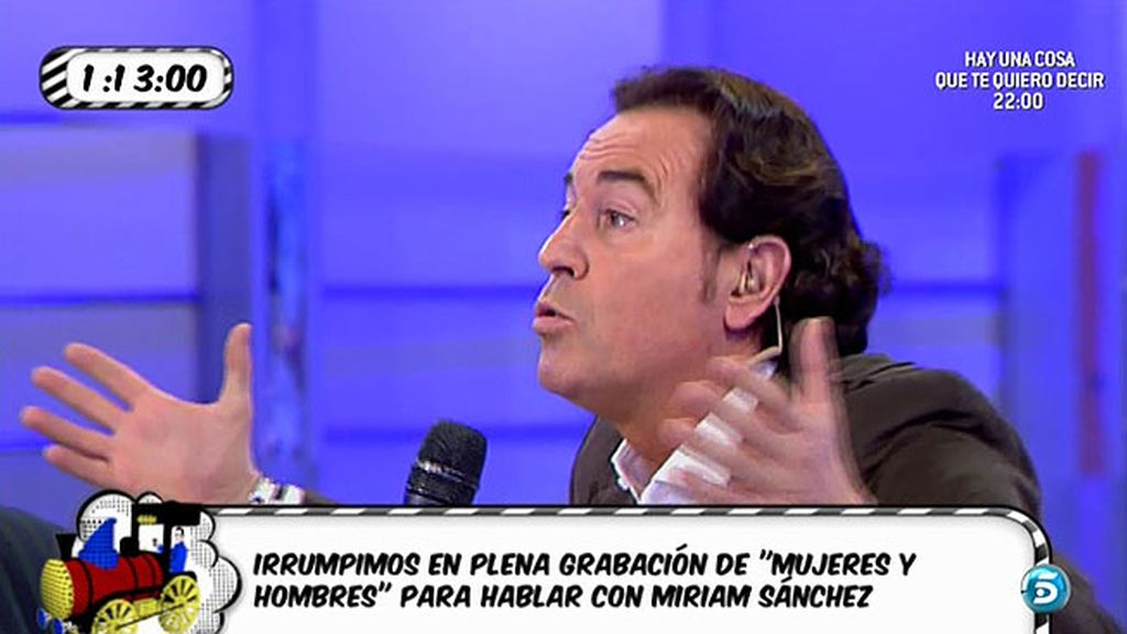 Jorge Javier entrevista a Pipi y Miriam en 'Mujeres y hombres' y propone un polígrafo a Miriam