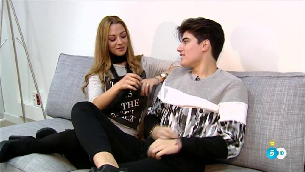 Julen se ha relajado con su chicas