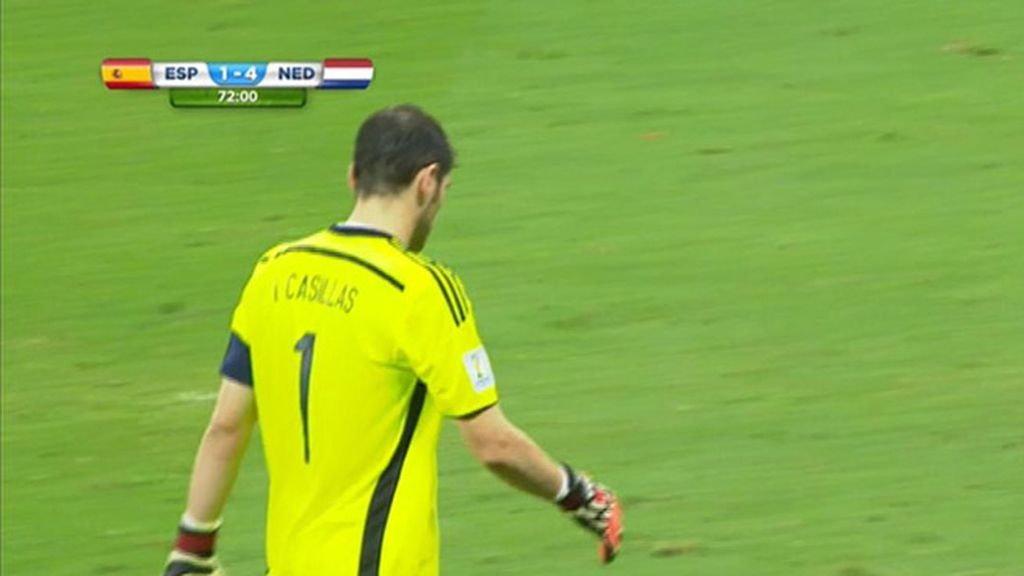 Con el 1-4, Casillas no sabía donde mirar