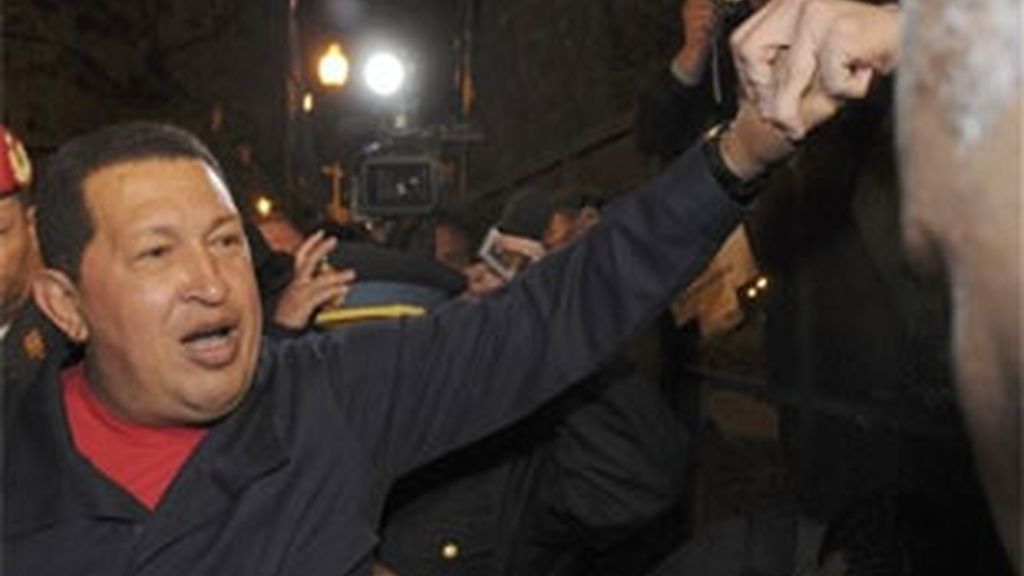 Hugo Chávez durante su visita a Argentina. Foto: AP Hugo Chávez durante su visita a Argentina. Foto: AP
