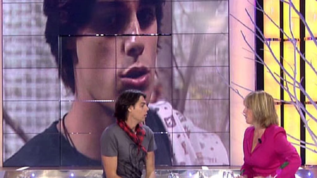 Juan, en el plató de 'Gran Hermano'