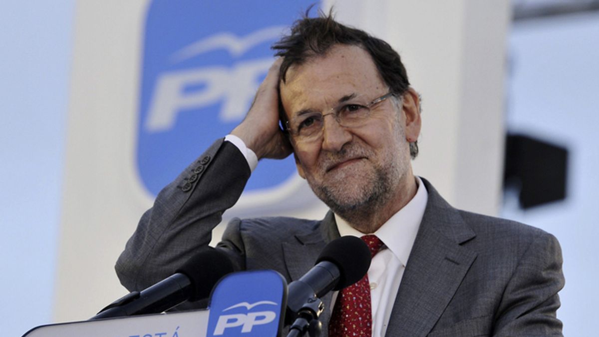 Rajoy en un acto de campaña en Sevilla