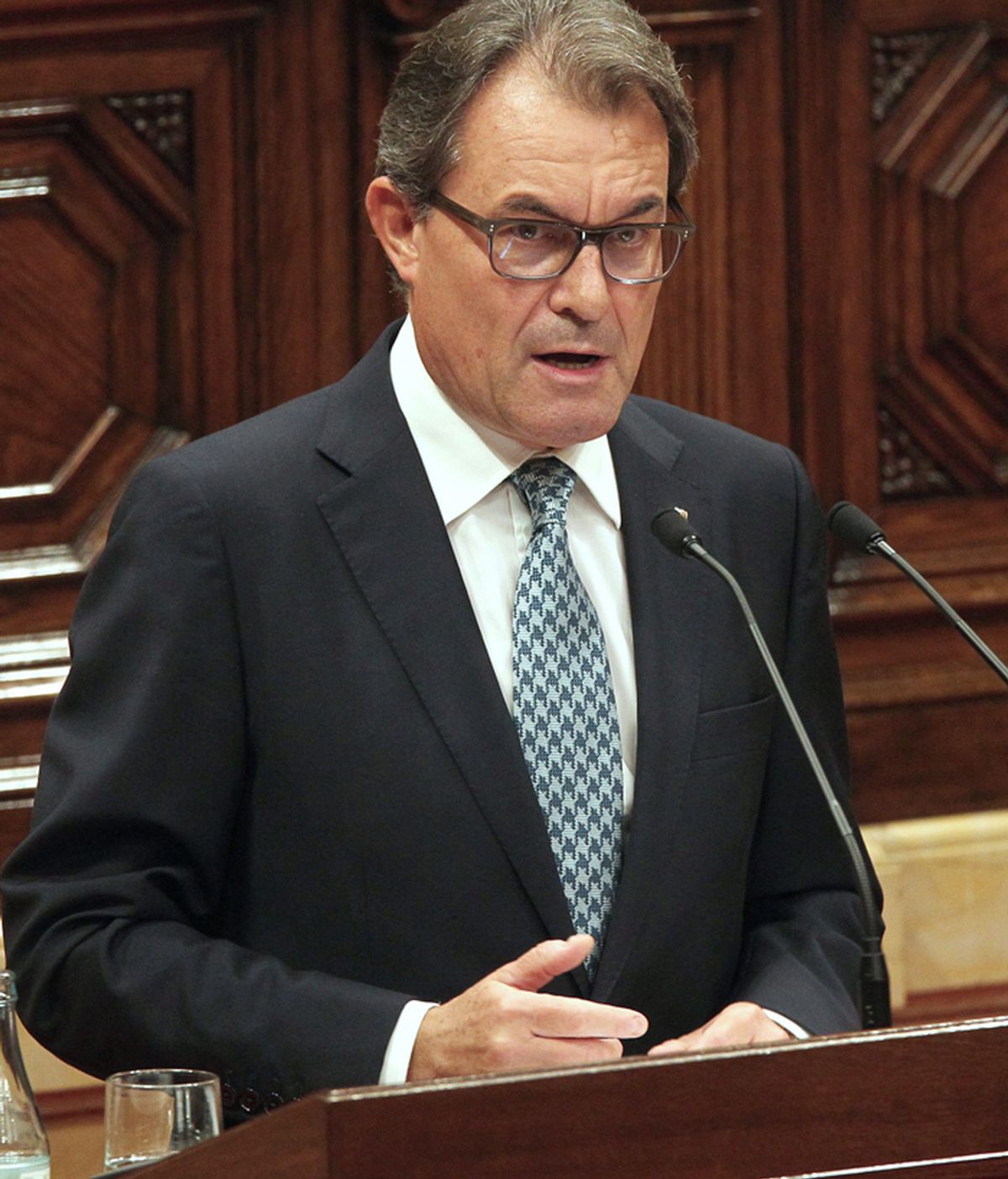 Artur Mas interviene en el debate de política general del Parlament