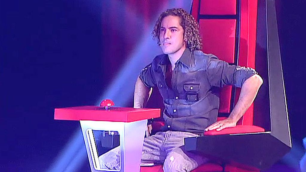 David Bisbal, el 'coach' de las mil caras