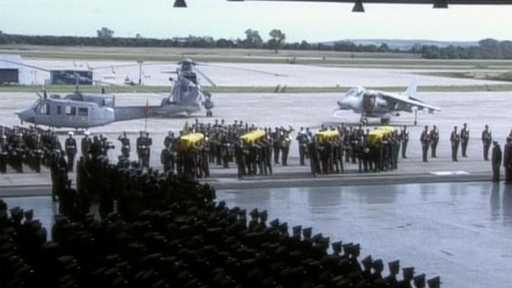 Funeral de Estado por los militares fallecidos en Haití