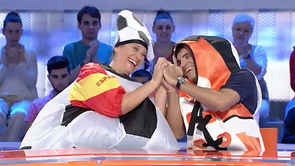 Christian se disfraza de Ronaldinho