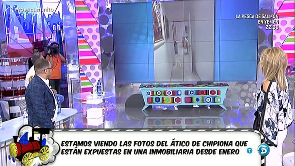 Rosa Benito se sorprende por el cambio de la casa