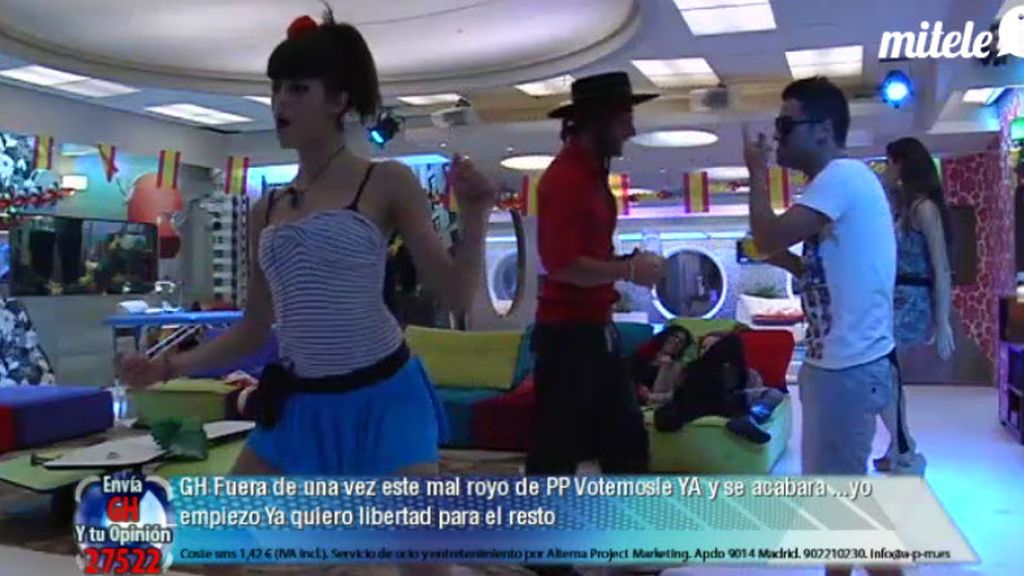 Laisa ha vivido su primera fiesta 'spanish life style'