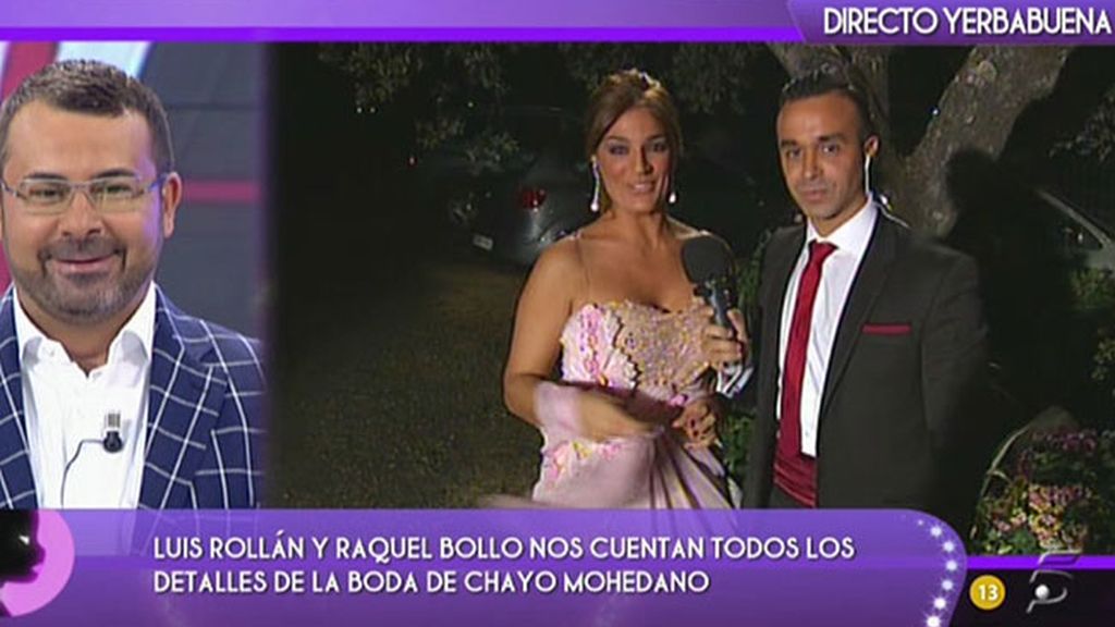 Chayo, radiante tras el 'Sí, quiero'
