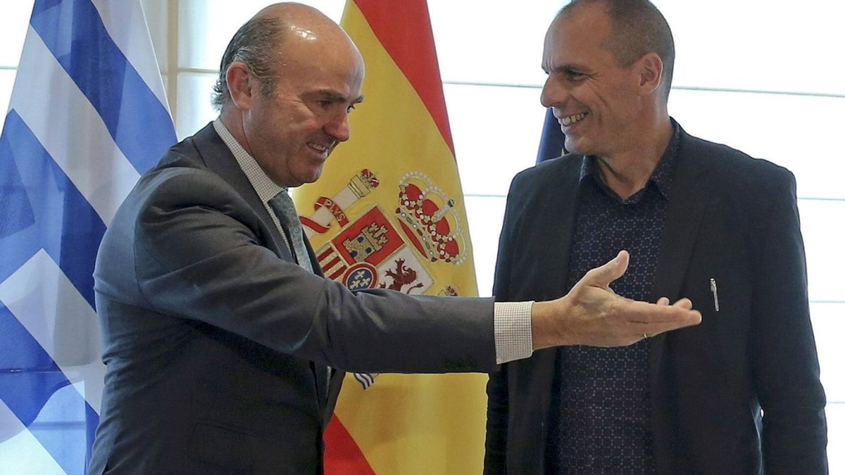 Varoufakis y de Guindos, cara a cara
