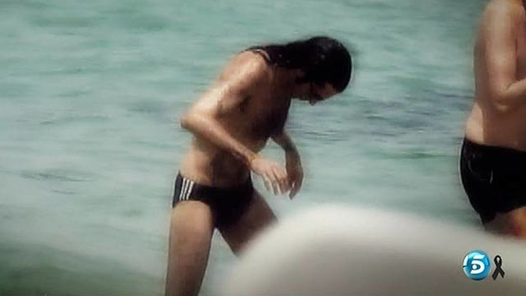 'La Nancy rubia' se da un chapuzón