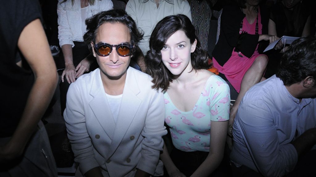 Front row de celebrities en el desfile de Amaya Arzuaga
