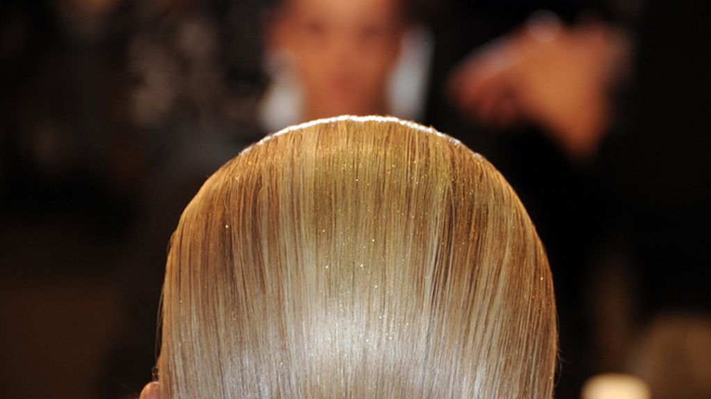 Los peluqueros hicieron un brillante trabajo en el alisado de las melenas de los modelos.