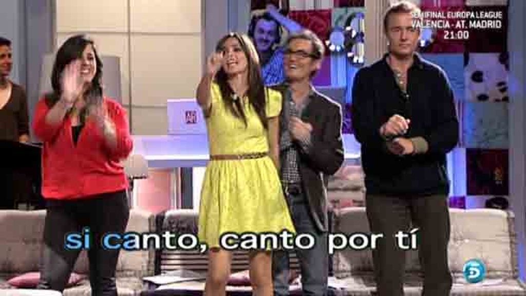 Los colaboradores han bailado al ritmo de 'Será porque te amo'