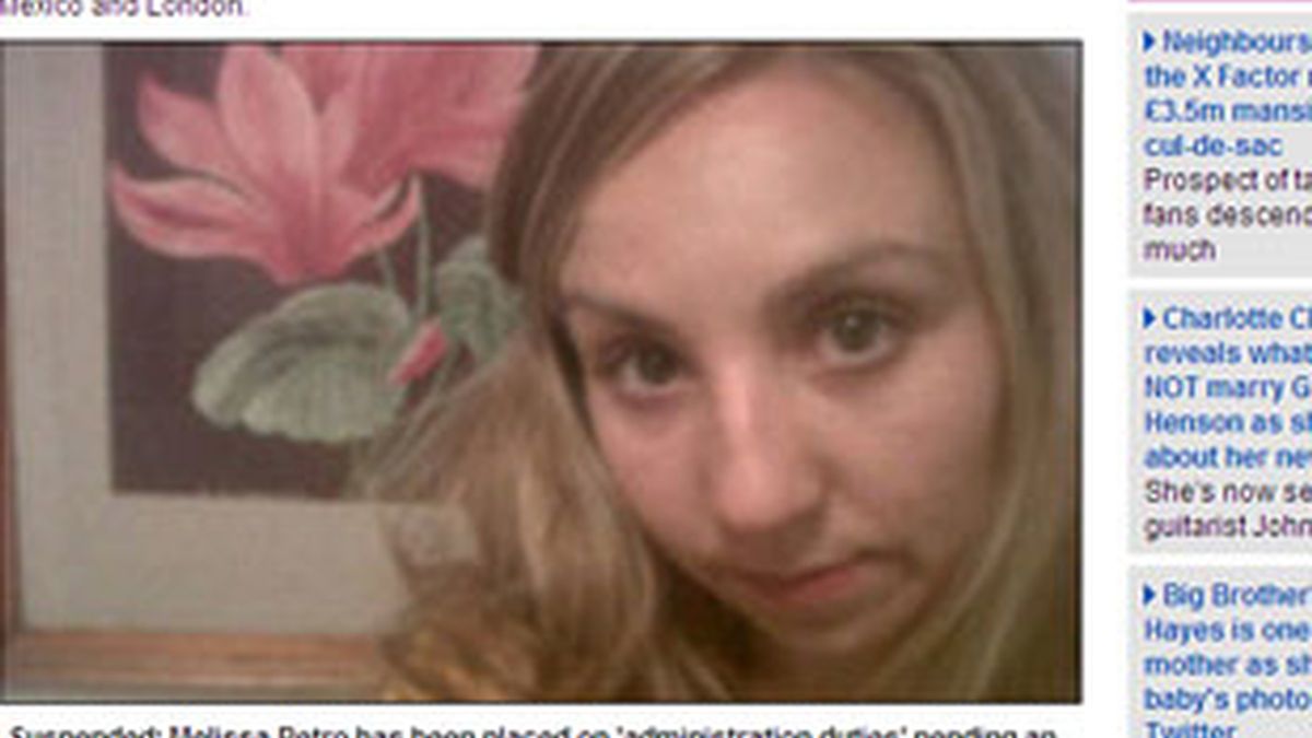 Melissa Petro. Foto: Daily Mail Melissa Petro. Foto: Daily Mail