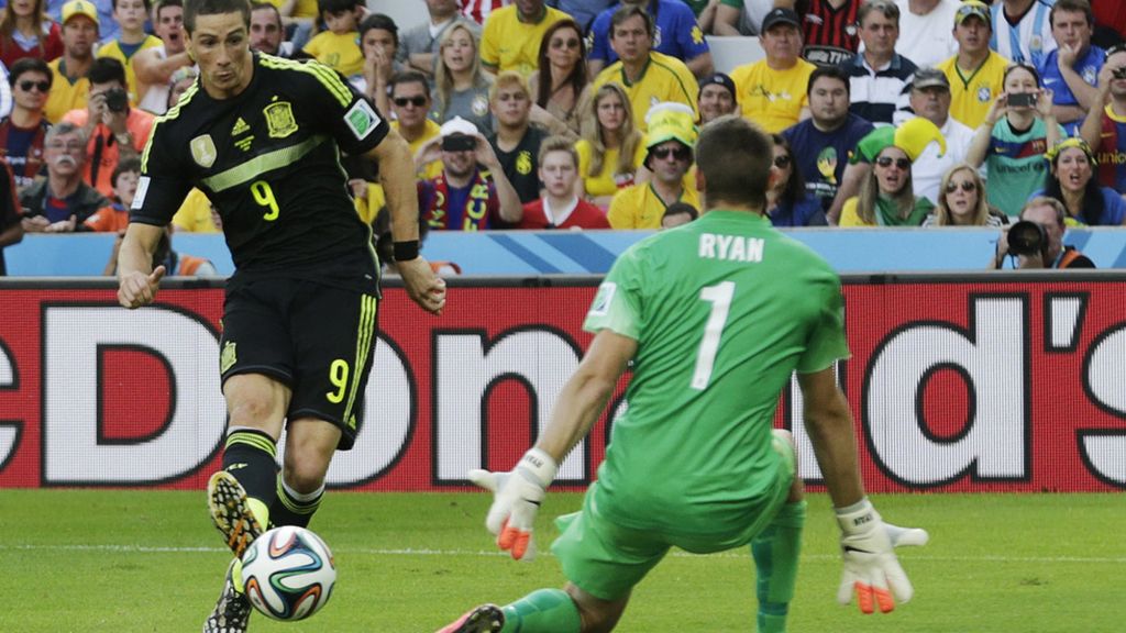 Torres marcó el segundo de tiro cruzado