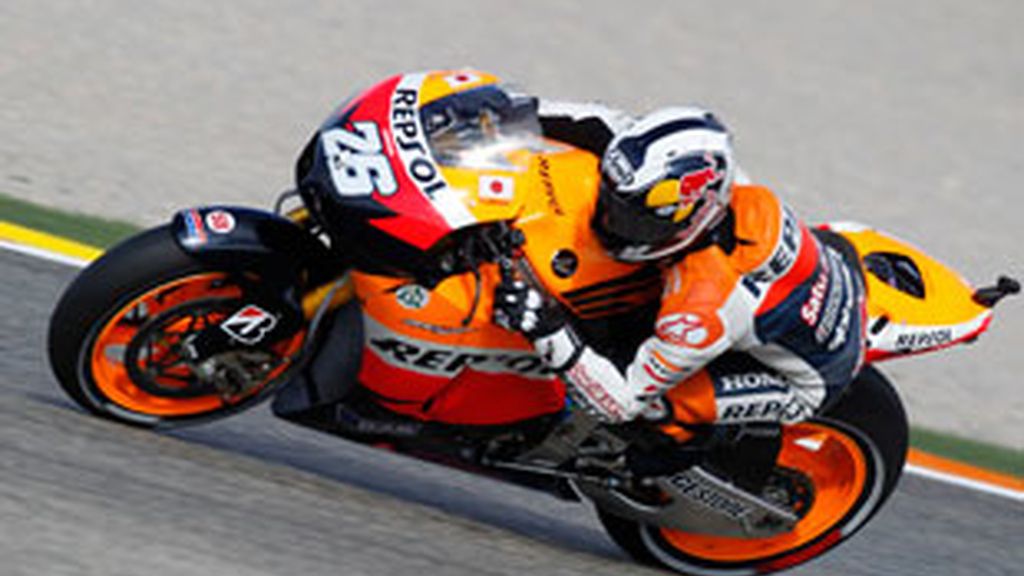 Pedrosa se ha quedado a sólo seis décimas del récord absoluto del Circuit sobre dos ruedas en poder de Rossi desde 2006. Foto: Reuters