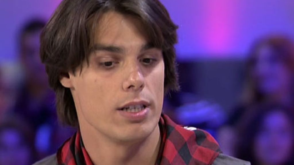 Juan, en el plató de 'Gran Hermano'