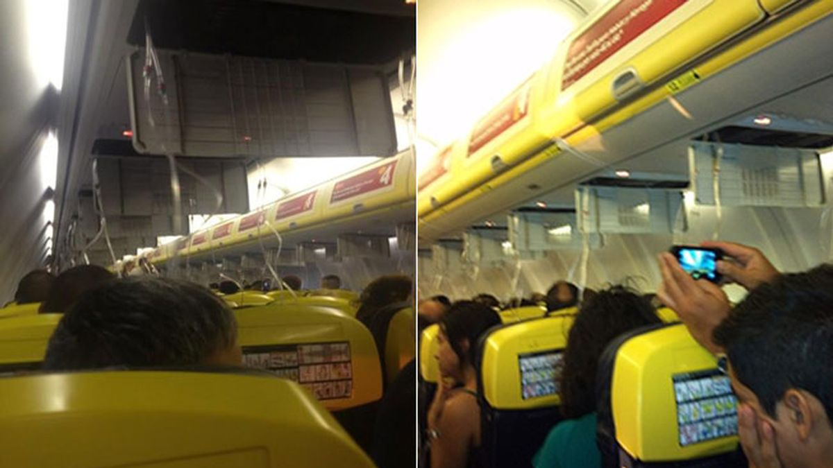 Dieciséis pasajeros atendidos tras el aterrizaje forzoso de un avión de Ryanair
