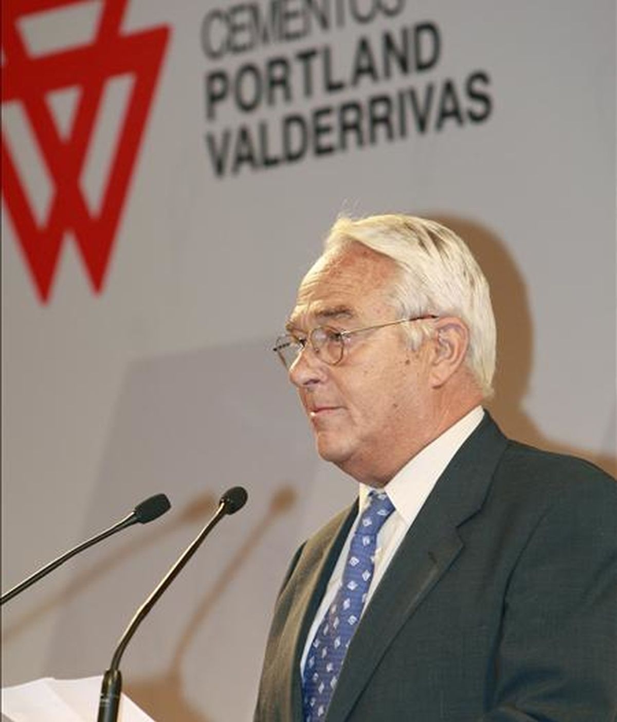 El presidente y consejero delegado de cementos Pórtland Valderribas, José Ignacio Martínez Ynzenga. EFE/Archivo