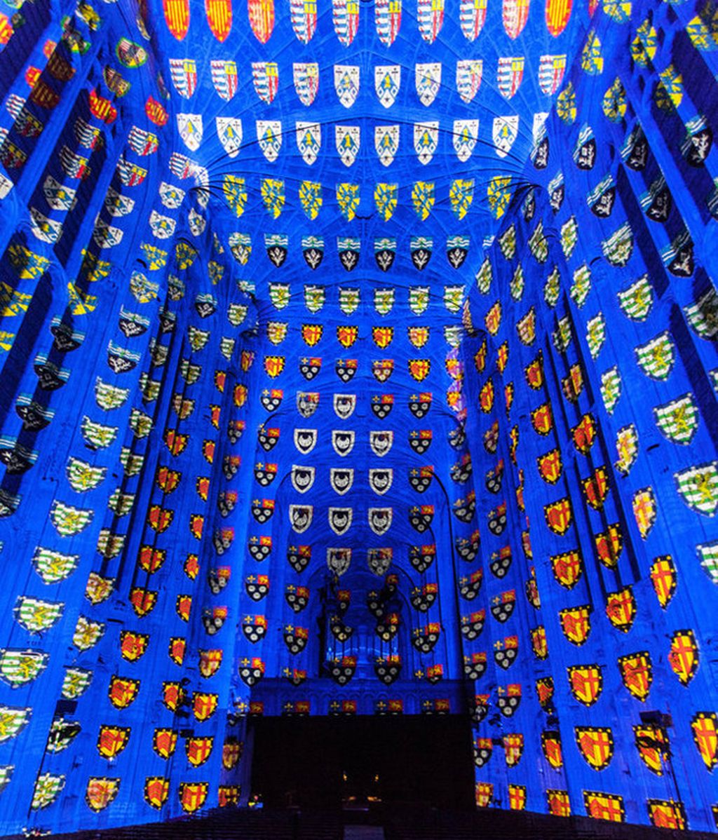 La capilla del King's College, llena de color