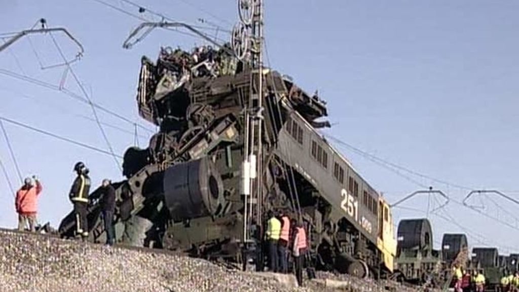 Choque de trenes en Ávila