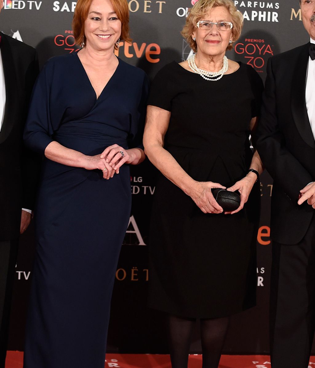 Manuela Carmena y la directora Gracia Querejeta