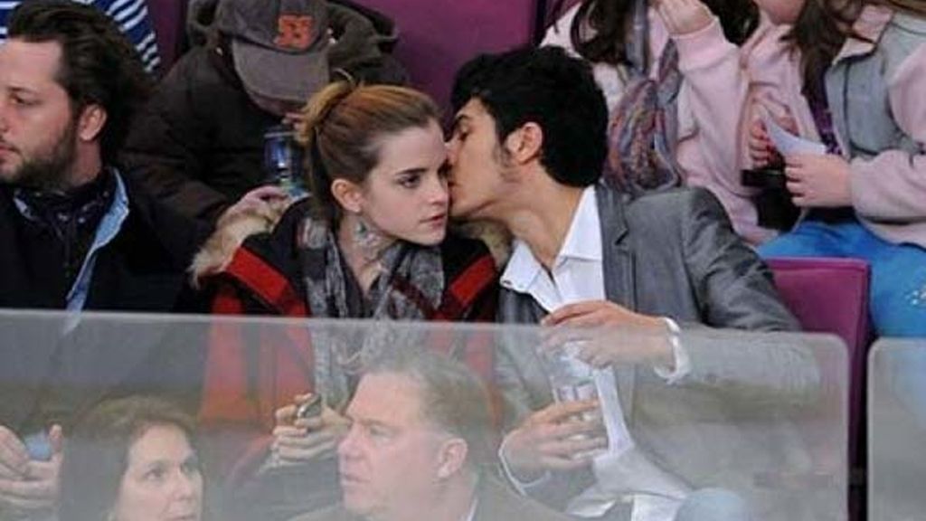 Emma Watson y Rafael Cebrián