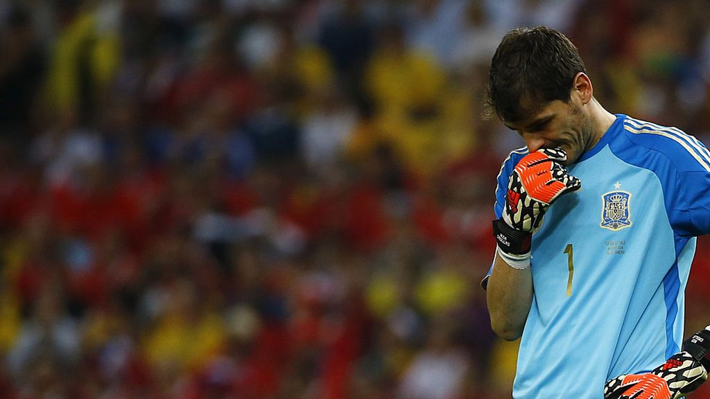 El capitán de España terminó desolado