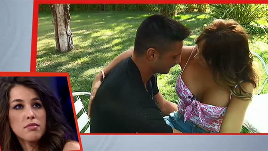 El tronista roba un beso a Steisy
