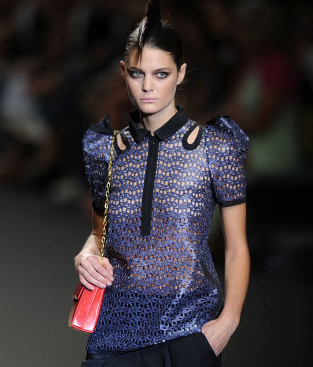 Miguel Palacio llena la pasarela de crestas