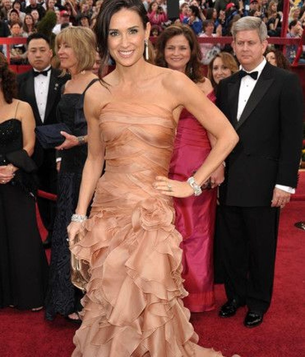 Demi Moore, vuelos y delgadez extrema