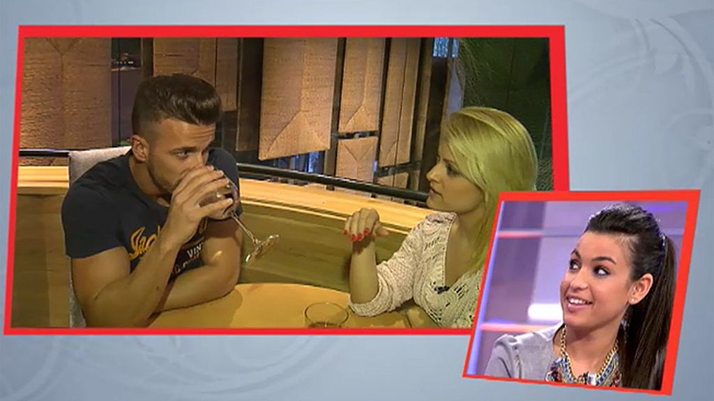 La pretendienta, a punto de llorar por Lukas