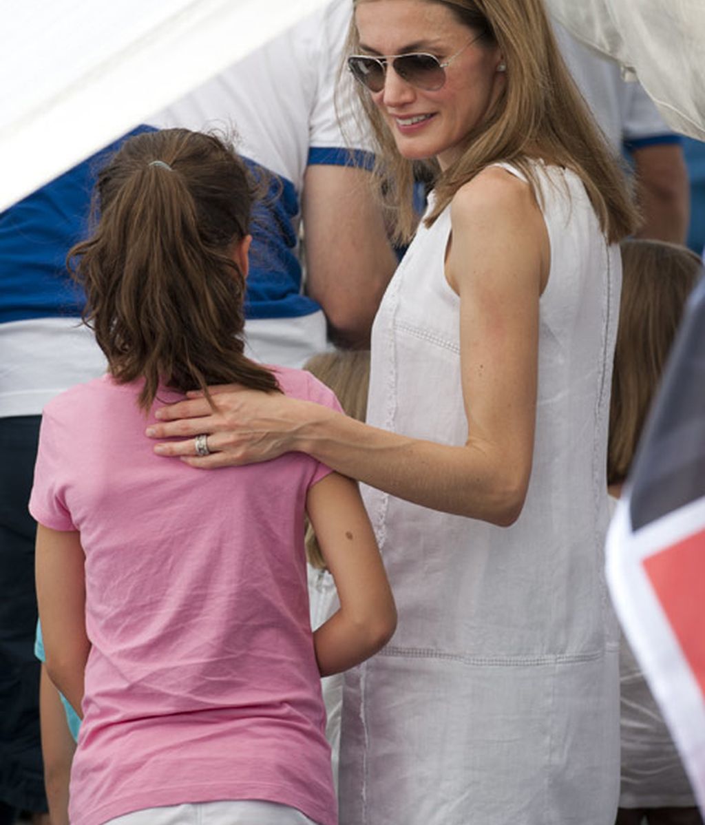 Letizia pasa de los polos de las Infantas