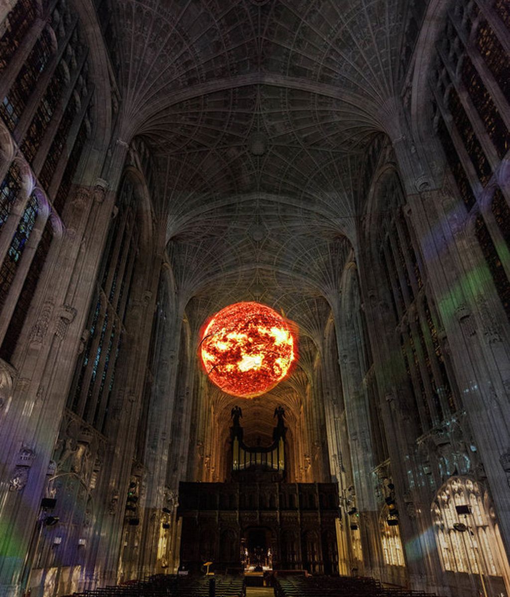 La capilla del King's College, llena de color