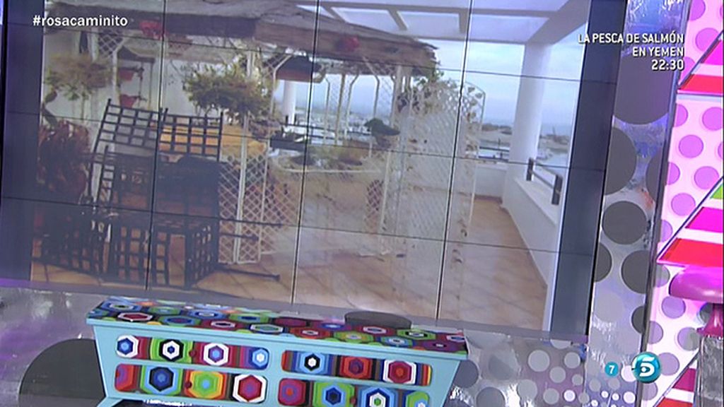 Rosa Benito se sorprende por el cambio de la casa